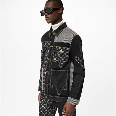 lv mens denim jacket|louis vuitton twice denim.